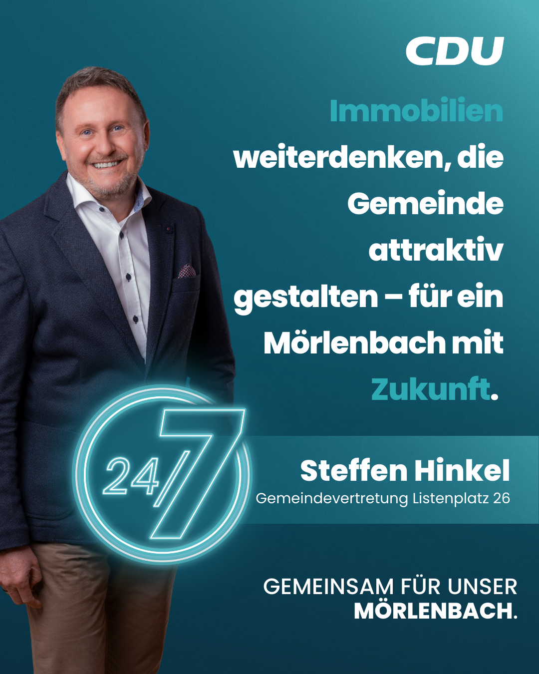 Gemeindevertretung Mörlenbach Listenplatz 26 - Steffen Hinkel