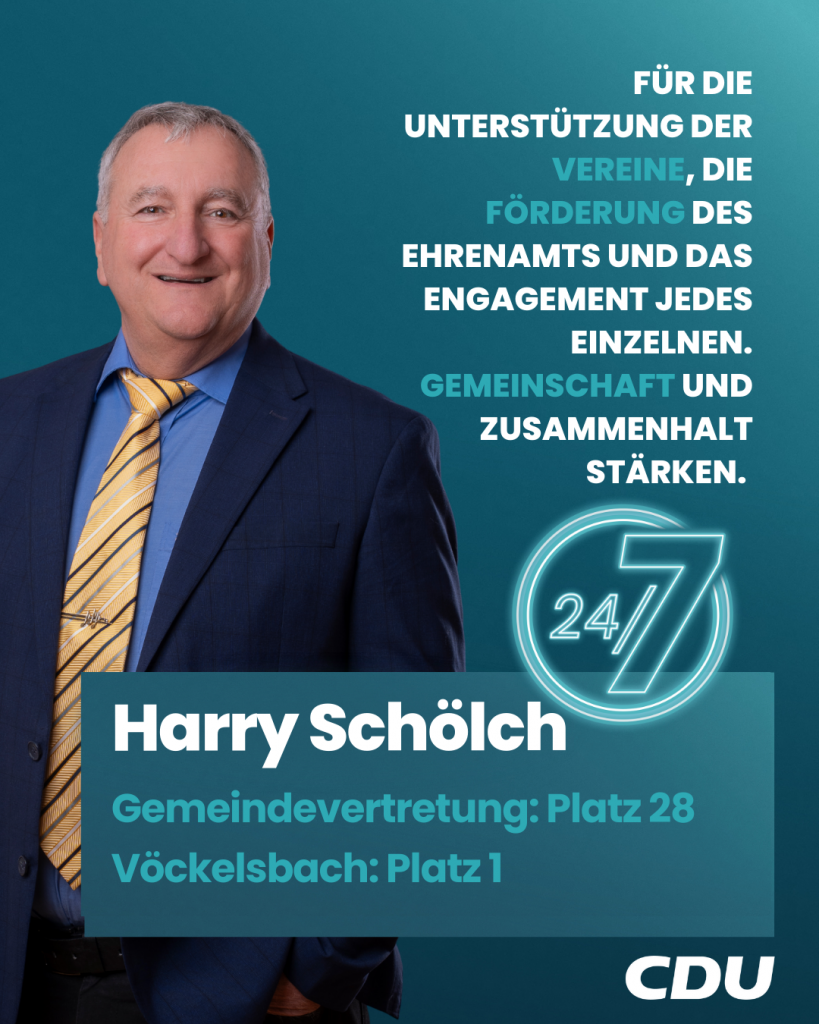 Gemeindevertretung Mörlenbach Listenplatz 28 - Harry Schölch