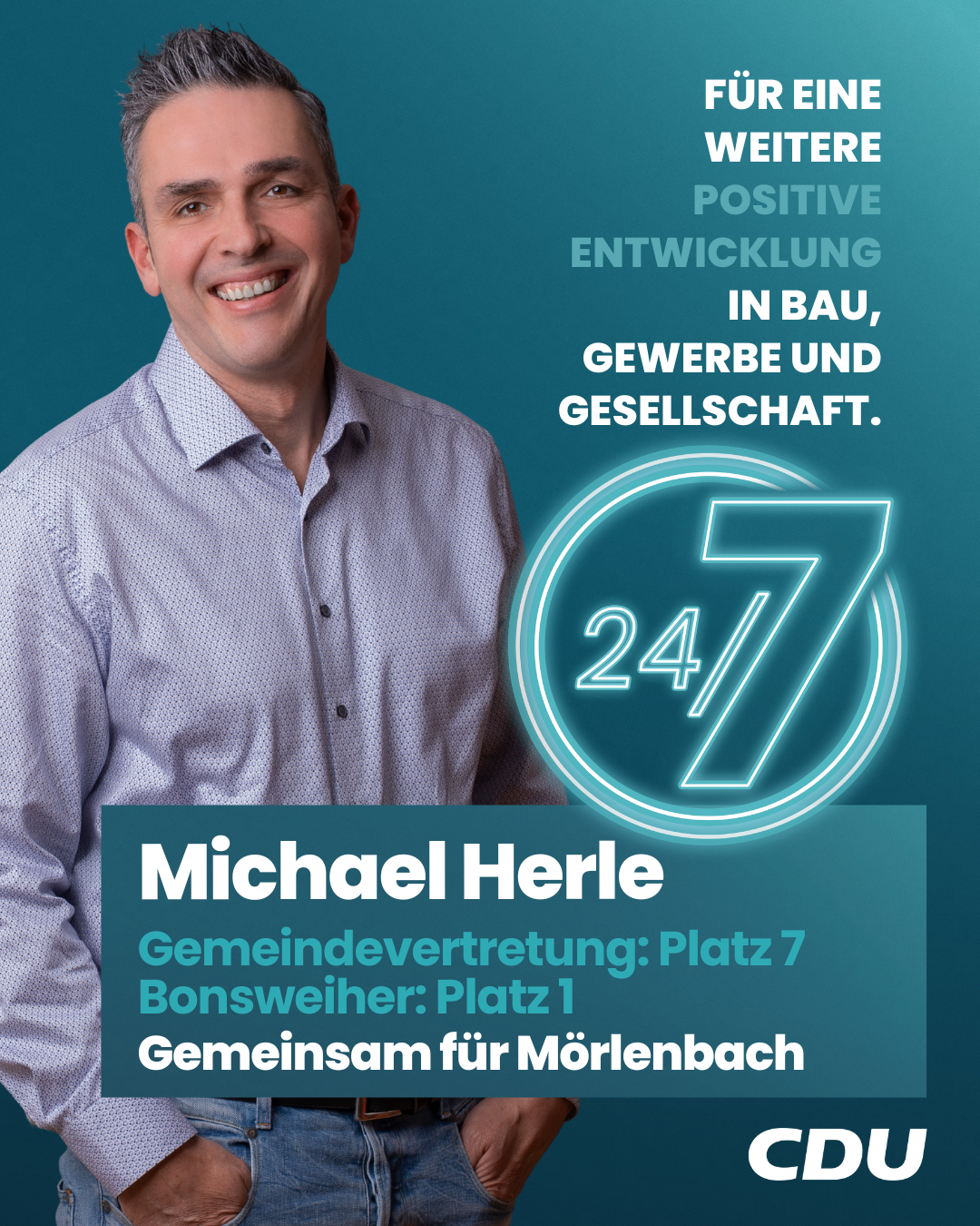 Gemeindevertretung Mörlenbach Listenplatz 7 - Michael Herle