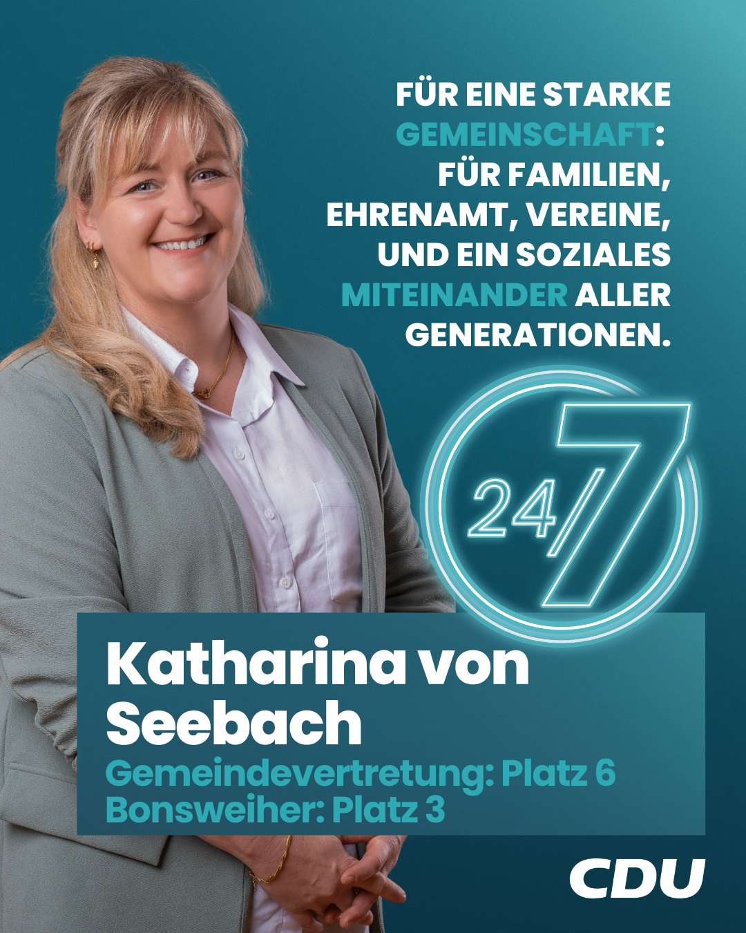 Ortsbeirat Bonsweiher Listenplatz 3 - Katharina von Seebach