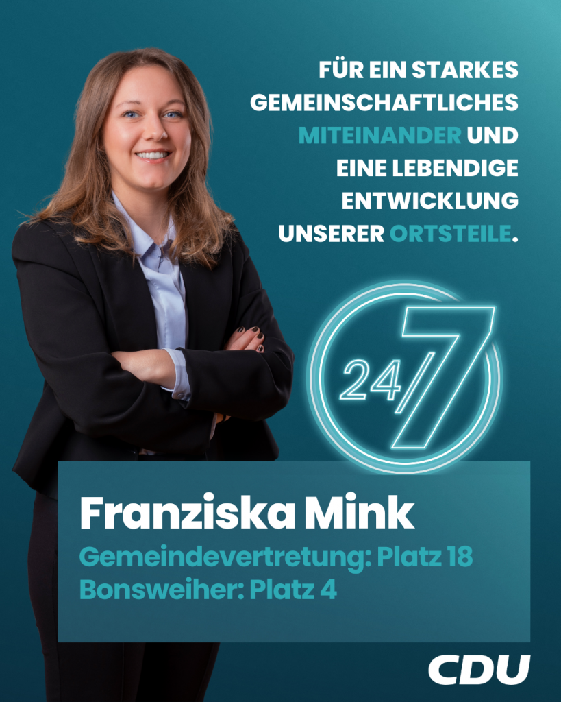 Ortsbeirat Bonsweiher Listenplatz 4 - Franziska Mink