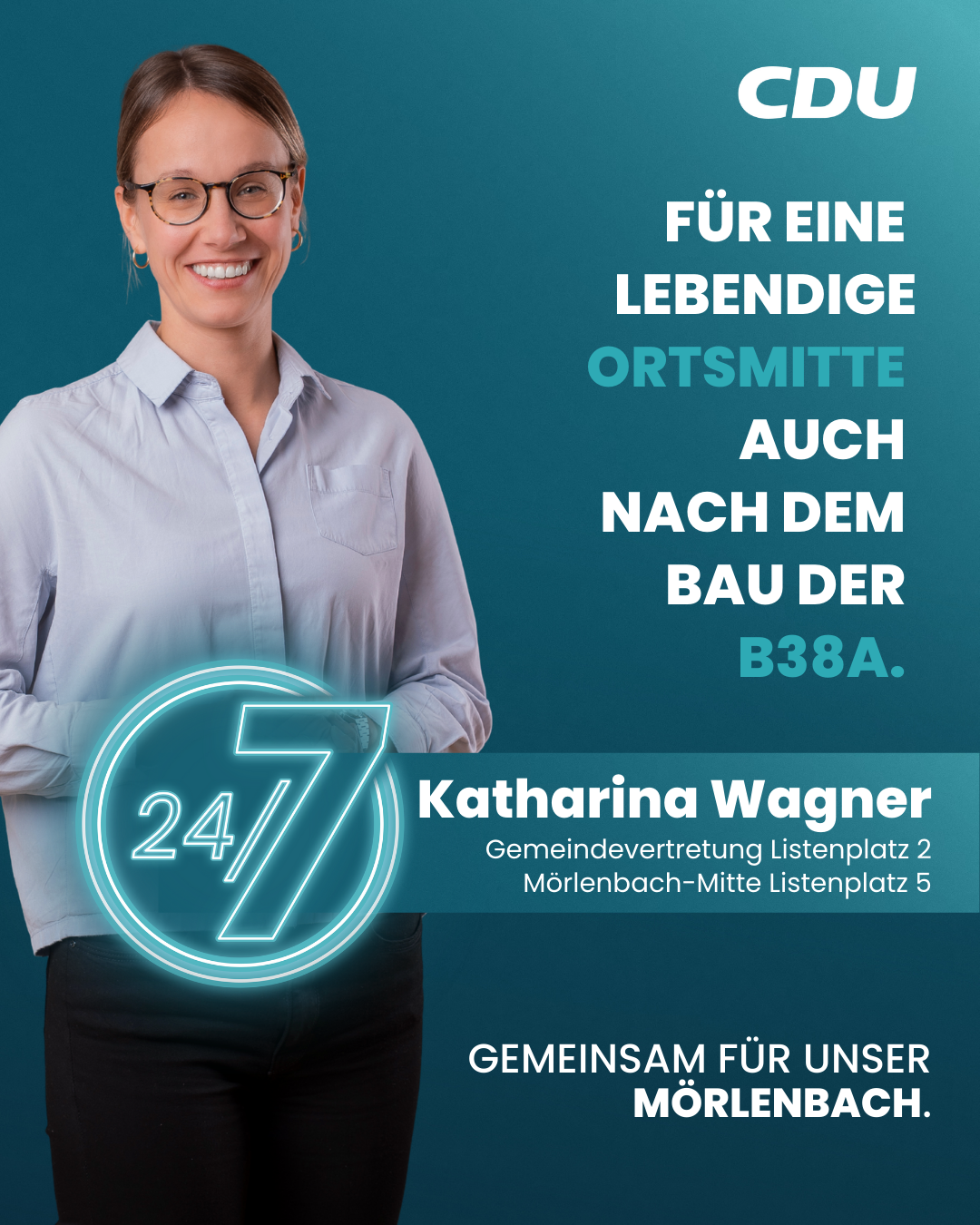 Ortsbeirat Mörlenbach-Mitte Listenplatz 5 - Katharina Wagner