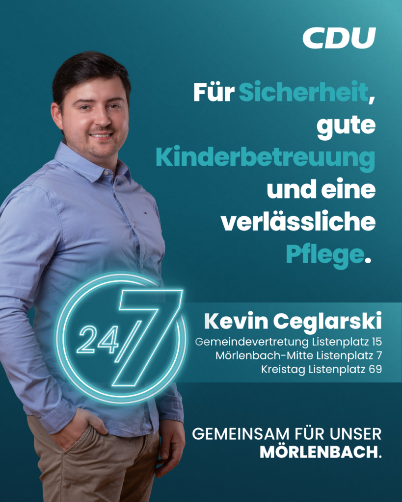 Ortsbeirat Mörlenbach-Mitte Listenplatz 7 - Kevin Ceglarski