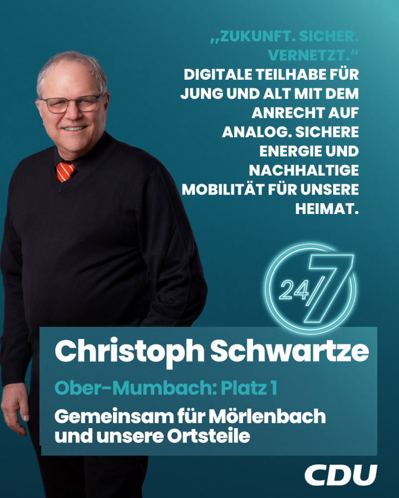 Ortsbeirat Ober-Mumbach Listenplatz 1 - Christoph Schwartze