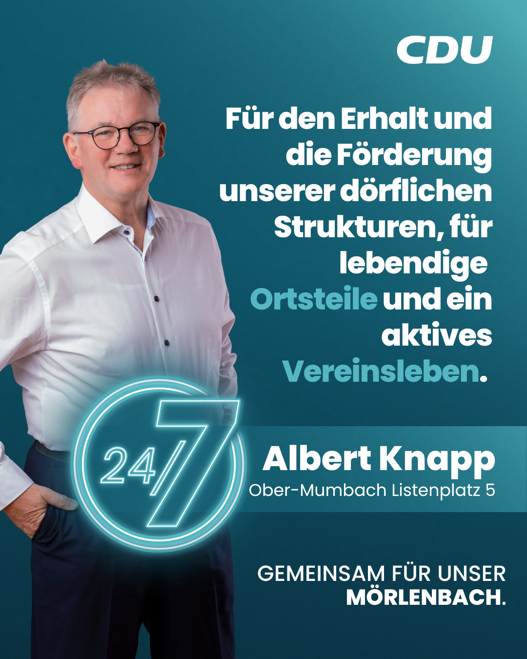 Ortsbeirat Ober-Mumbach Listenplatz 5 - Albert Knapp