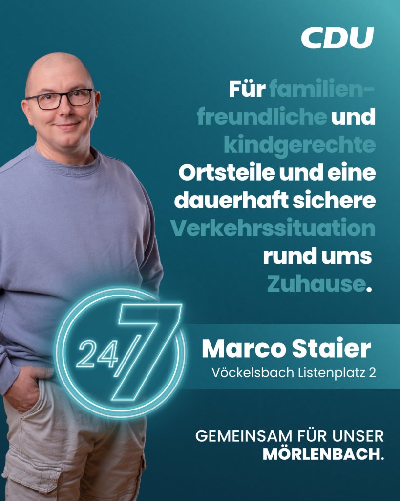 Ortsbeirat Vöckelsbach Listenplatz 2 - Marco Staier